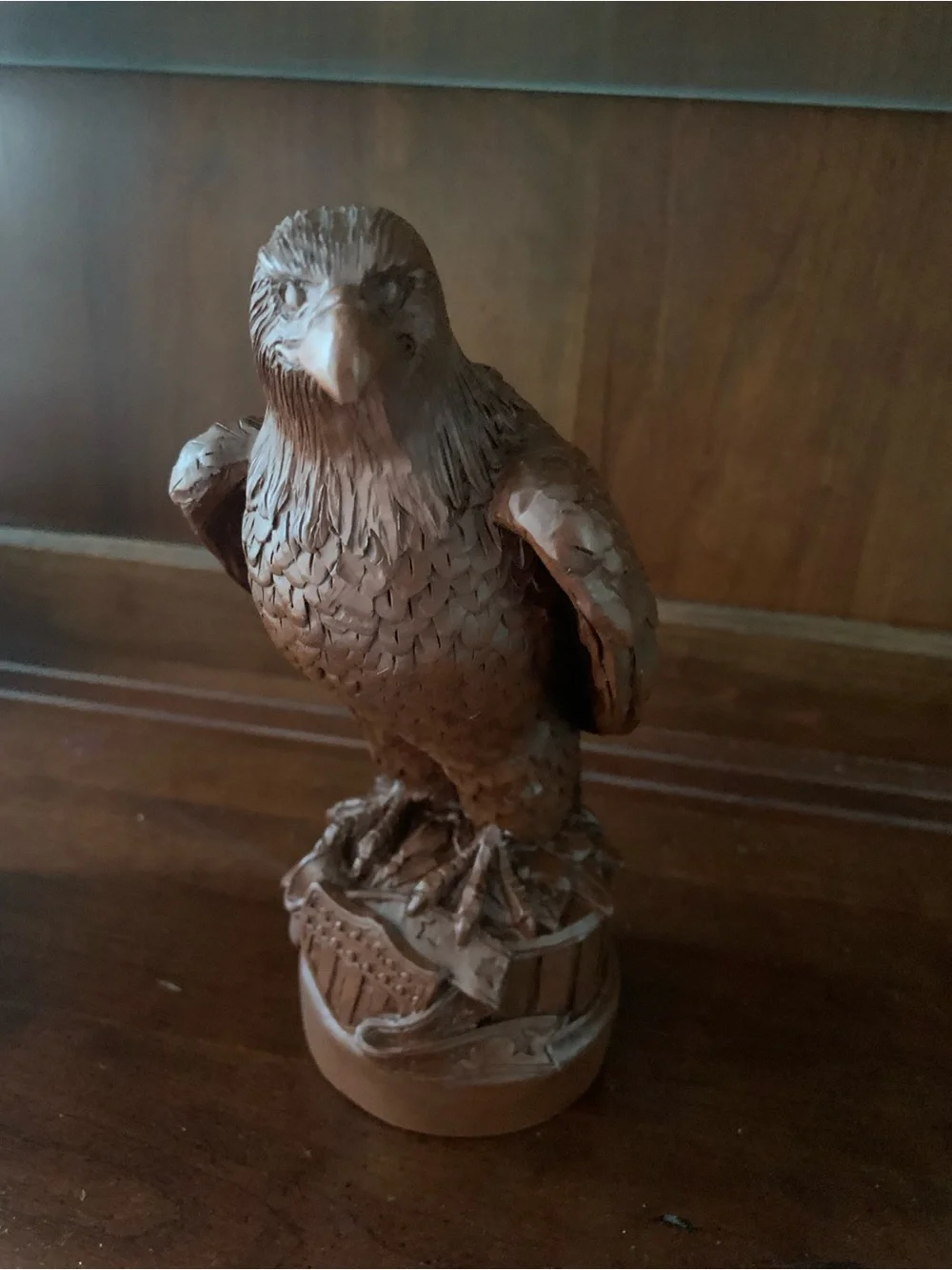 Decorative Eagle Figurine in Brown - Home Accents